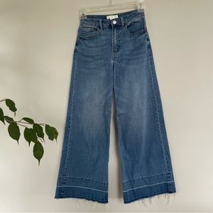 H&M Blue Wide-Leg Jeans